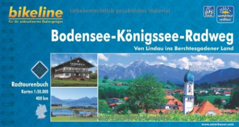 Fietsgids Bodensee-Königssee-Radweg.