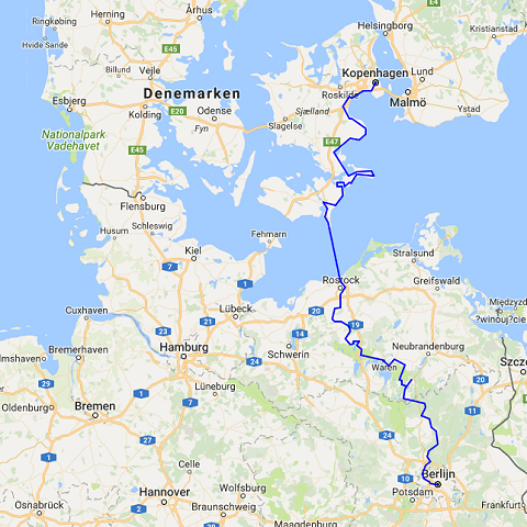 rej kaart cyclo fietsgids bikeline berlin kopenhagen