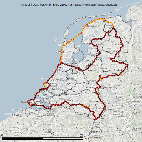 rej kaart cyclo lenvak2018 route