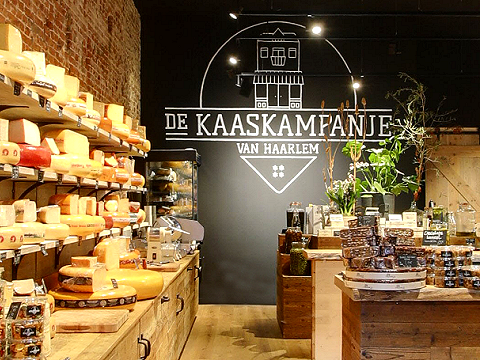 Kaas- en delicatessenzaak in Haarlem.