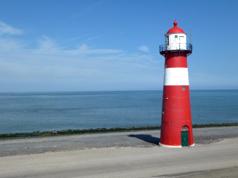 Westkapelse Zeedijk op Walcheren.