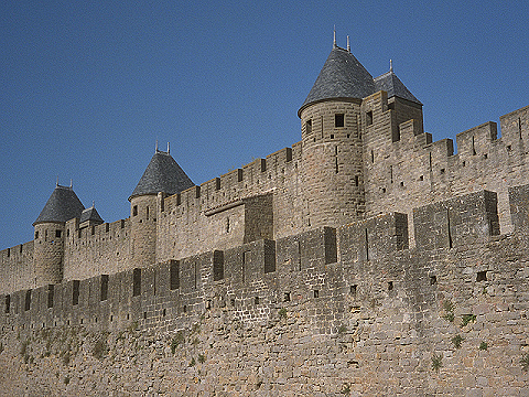 Carcassonne, middeleeuwse vestingstad.